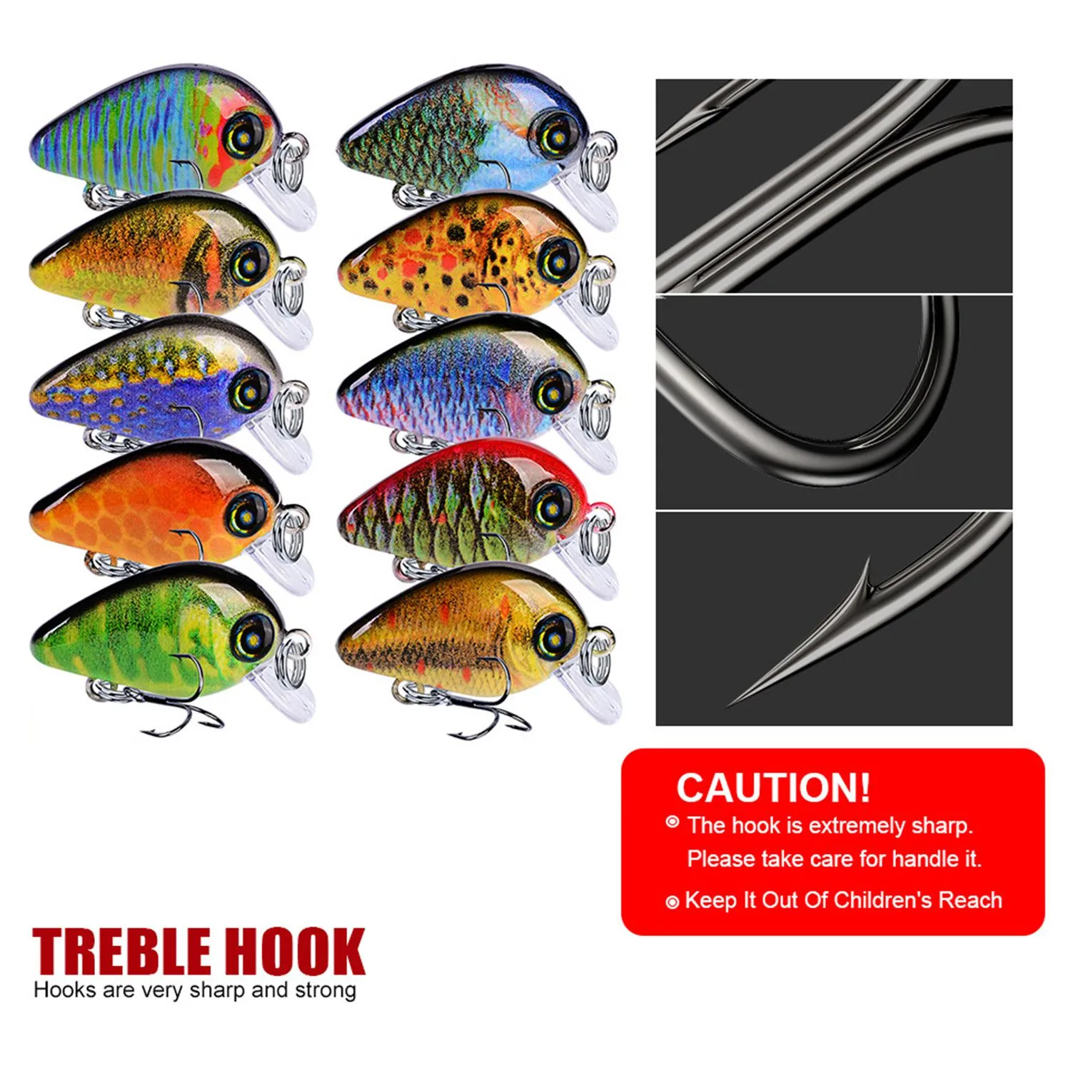 Micro Hard Bait Mini Crankbaits 4