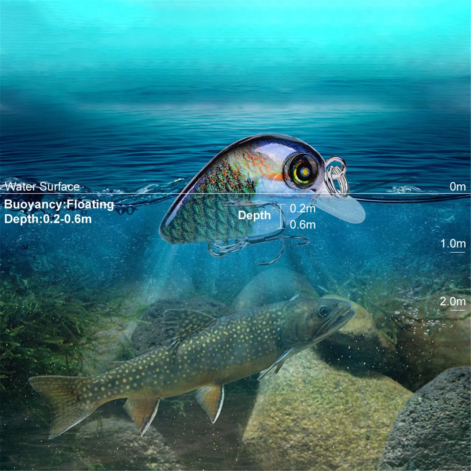 Micro Hard Bait Mini Crankbaits 5